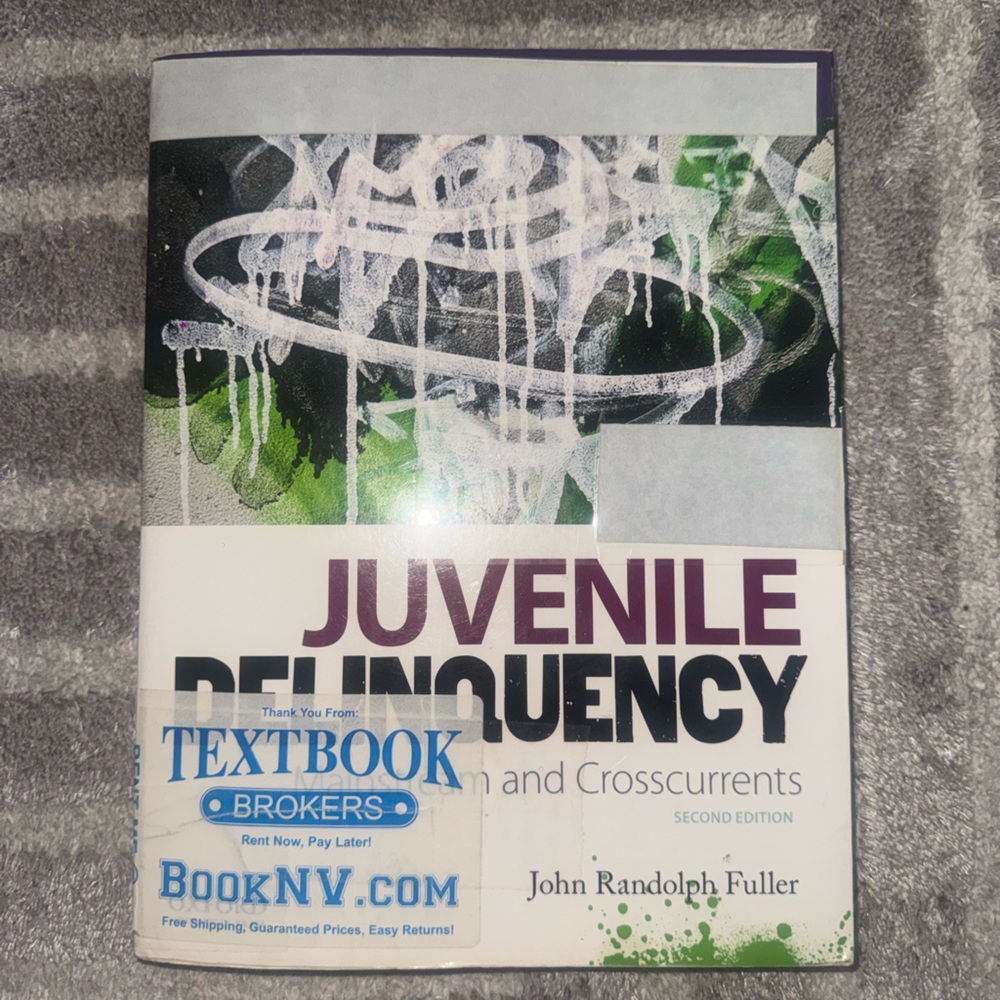 Juvenile Delinquency Textbook by John Randolph Fuller